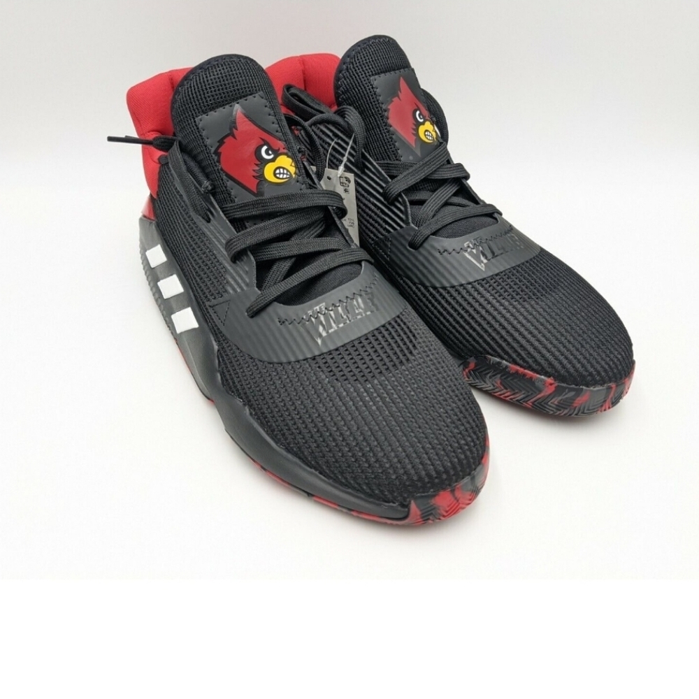 Adidas Pro Bounce Low The VILLE Basketball Shoes Men's Size 11 Black Red Card